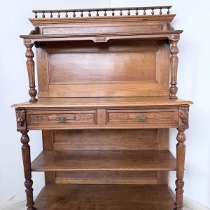 REGAŁ DĘBOWY KOMODA POMOCNIK B124