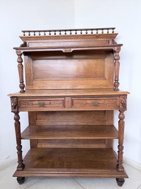 REGAŁ DĘBOWY KOMODA POMOCNIK B124