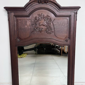 LUSTRO W DĘBOWEJ RAMIE K023