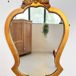 bogimeble.pl LUSTRO W ZŁOTEJ RAMIE K058