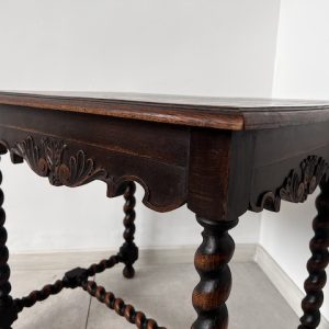 bogimeble.pl STOLIK DĘBOWY W STYLU HISZPAŃSKIM K118