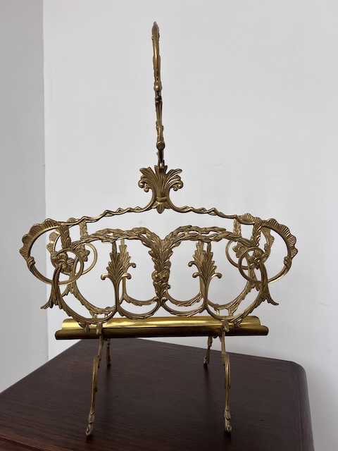 GAZETNIK W KOLORZE ZŁOTYM B127 - obrazek 3