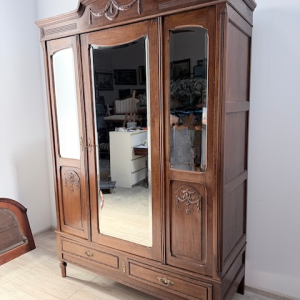 SZAFA DWUDRZWIOWA Z LUSTREM B231
