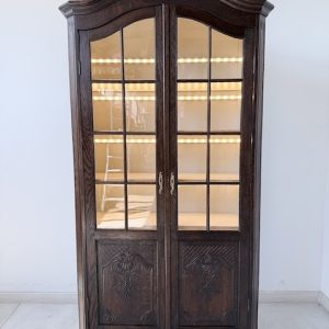 BIBLIOTECZKA, WITRYNA DĘBOWA PODŚWIETLANA B223