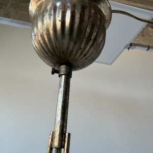 LAMPA WISZĄCA SUFITOWA ZE SZKLANYM KLOSZEM Z PRASOWANEGO SZKŁA M038