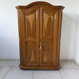 SZAFA DWUDRZWIOWA Z DRĄŻKIEM I PÓŁKĄ STYLOWA VINTAGE M067