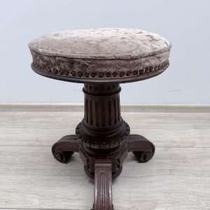 OKRĄGŁY TAPICEROWANY TABORET OBROTOWY B246