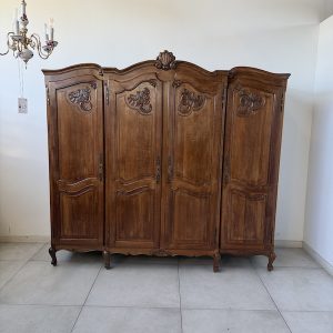 SZAFA CZTERODRZWIOWA DĘBOWA W STYLU LUDWIKOWSKIM VINTAGE SZEROKOŚĆ 220 M141