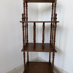 ETAŻERKA DĘBOWA STYLOWA REGAŁ M093