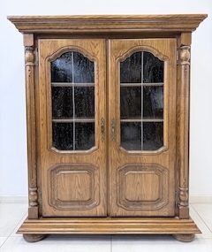BIBLIOTECZKA WITRYNA DĘBOWA B109