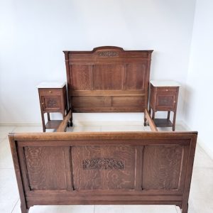 ŁÓŻKO DĘBOWE B081
