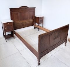 ŁÓŻKO DĘBOWE B081
