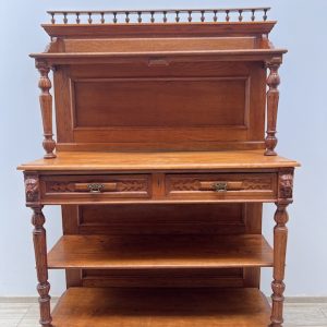 REGAŁ DĘBOWY KOMODA POMOCNIK B124