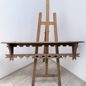 DREWNIANY WIESZAK Z PÓŁKĄ B264